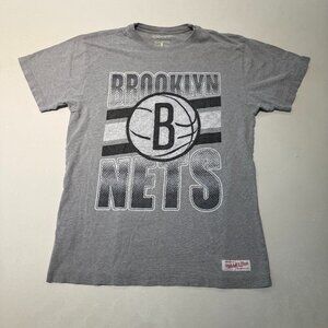 Vintage mitchell and ness brooklyn nets shirt